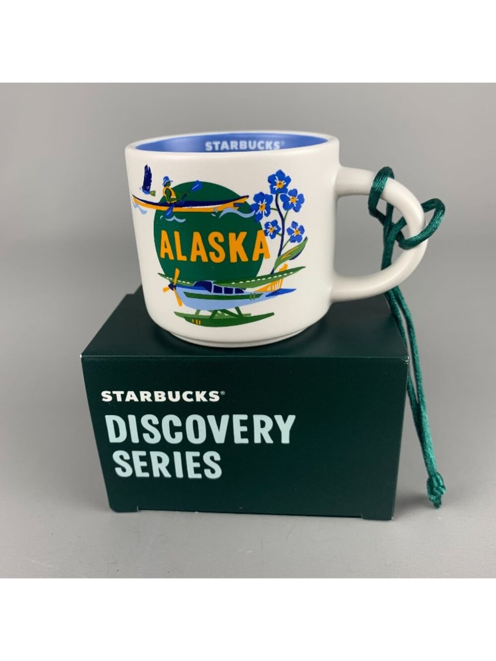 Starbucks Alaska Ornament 2 oz Mini Mug Discovery Series New